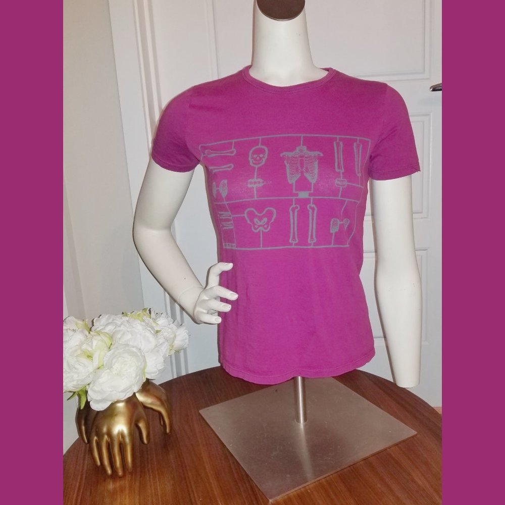 SEE BY CHLOE - RARE Purple Skeleton Shirt - Small - Picture 2 of 6